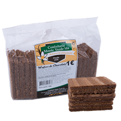 Image de BOLACHA WAFER CHOCOLATE 160g
