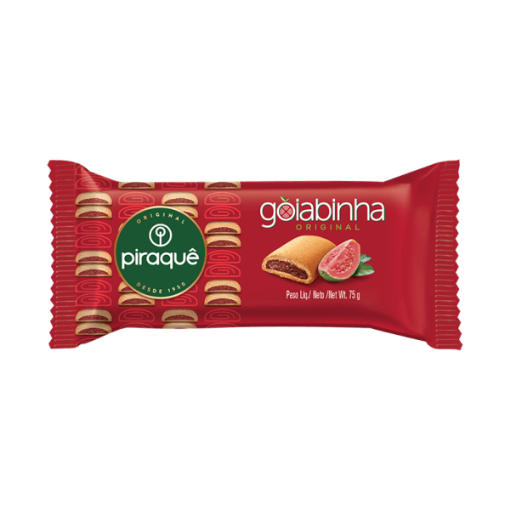 Image de BISCOITO ROLADINHO GOIABA PIRAQUÊ 75g