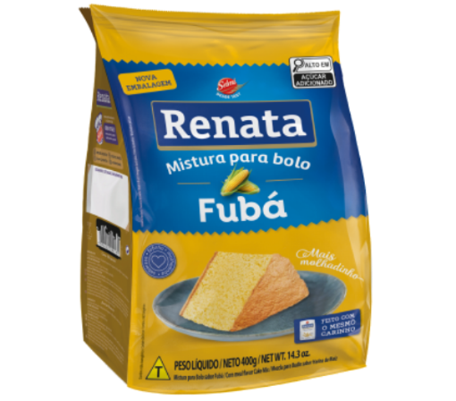 Image de MISTURA PARA BOLO RENATA FUBA 400g