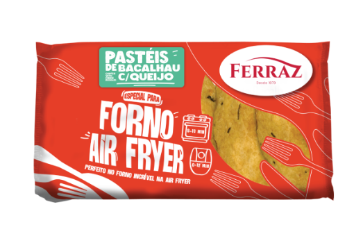 Image de FERRAZ PASTEIS DE BACALHAU C/ QUEIJO PARA FORNO 260g (10uni)
