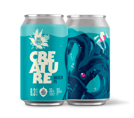 Image de DOIS CORVOS CREATURE - IPA 33cl