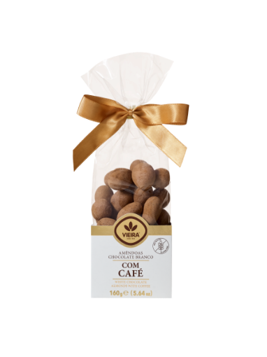 Image de V.C. AMANDES ENROBEES CHOCO. BLANC & CAFE PREMIUM 160g