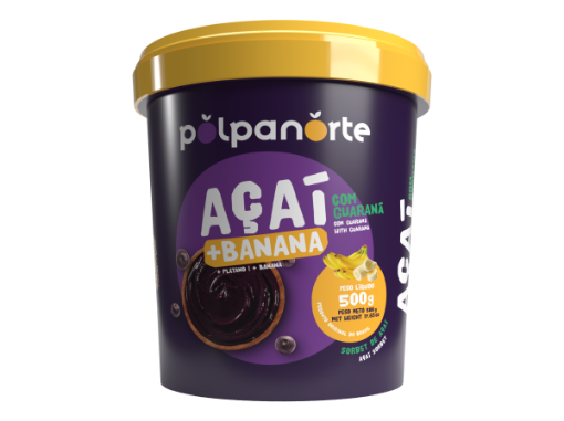 Image de ACAI ORIGINAL TRADITIONNEL AVEC GUARANA & BANANE 500g