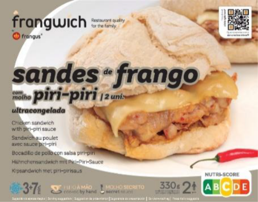 Image de REI DOS FRANGOS SANDES DE FRANGO PICANTE 330g