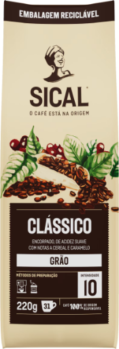 Image de R&G LAR SICAL 5 ESTRELAS CLASSICO CAFE GRAO 220g