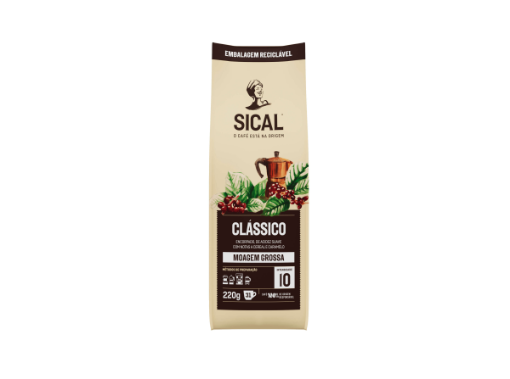 Image de R&G LAR SICAL 5 ESTRELAS CLASSICO CAFE MOAGEM GROSSA 220g