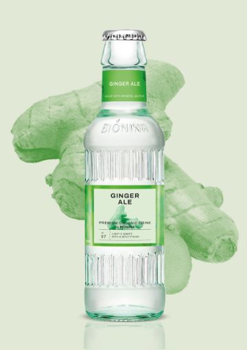 Image de BIONINA ORGANIC DRINKS GINGER ALE 20cl VP