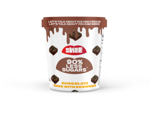 Image de SWEE GELADO VEG CACAU PC/ BROWNIE 450ML