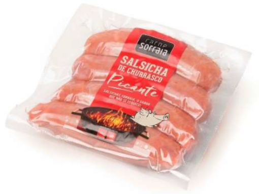 Image de CARNE SORRAIA SALSICHA DE CHURRASCO PICANTE XL (360g 4UN)