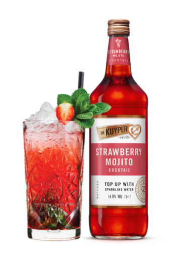 Image de DE KUYPER BAT STRAWBERRY MOJITO 1L