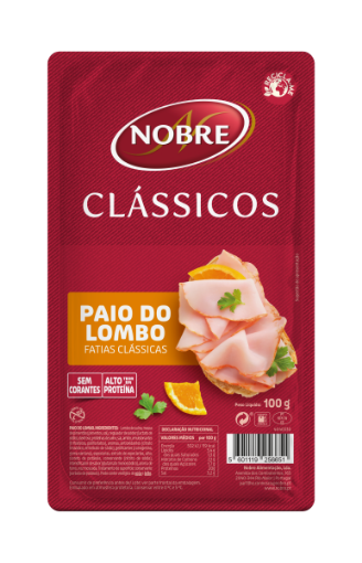 Image de NOBRE PAIO LOMBO FATIAS 100g