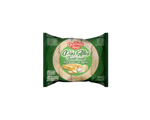Image de QUITANDA REAL PAO DE ALHO TRADICIONAL COM ALHO 500g